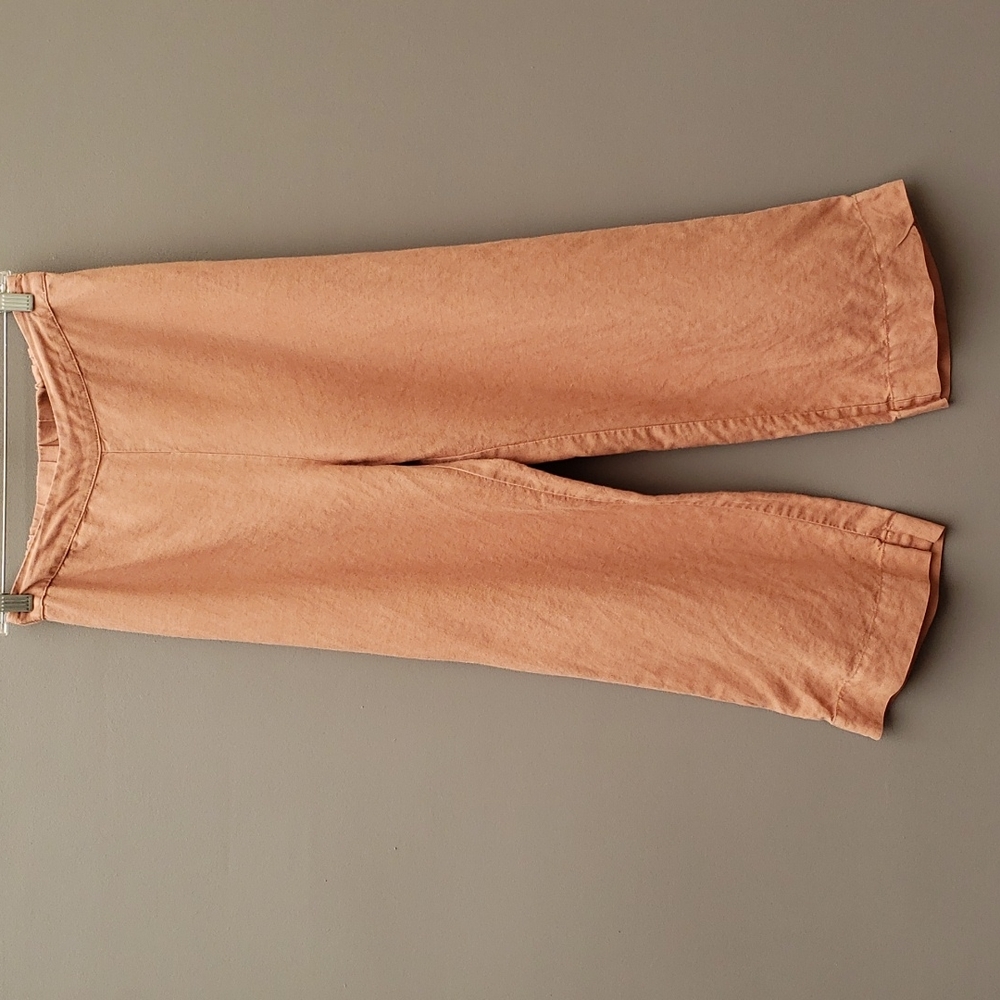 MATE the Label 100% Linen High Waist Wide Leg Kendall Pants Women's Size Small